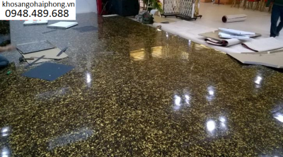 Giải pháp sàn nhựa vân giả đá tự nhiên cho quán bar
