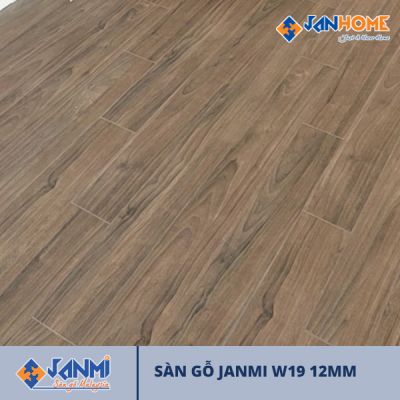 Sàn gỗ JANMI W19 - 12mm bản nhỏ