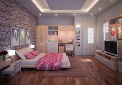 Giấy dán tường phòng ngủ 08